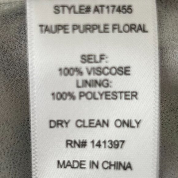 NWT ASTR The Label Blue Purple Floral Puff Sleeve Blouse XS Romantic Corset - Picture 9 of 10